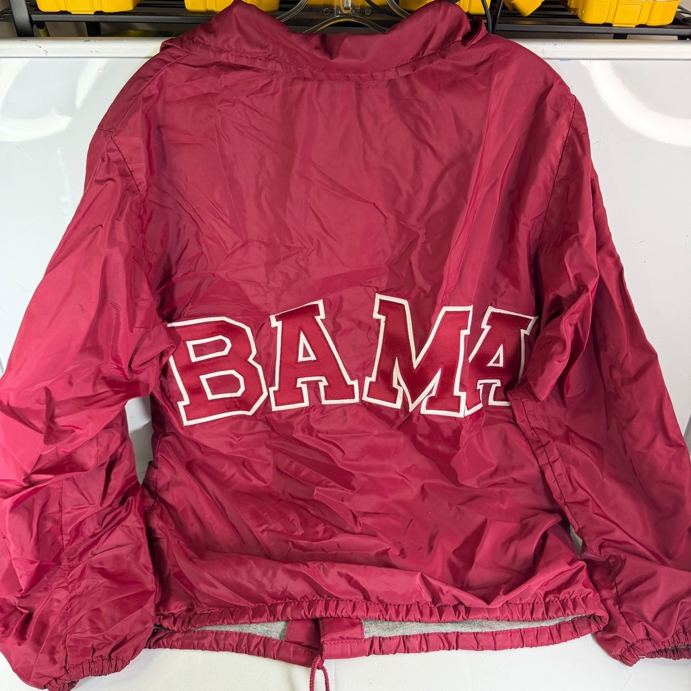 Vintage Russell Athletic Alabama Crimson Tide BAMA Windbreaker Jacket M